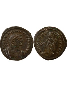 Rome Empire Maximien Hercule Génie debout 1 ae Cuivre 296-303 Londres