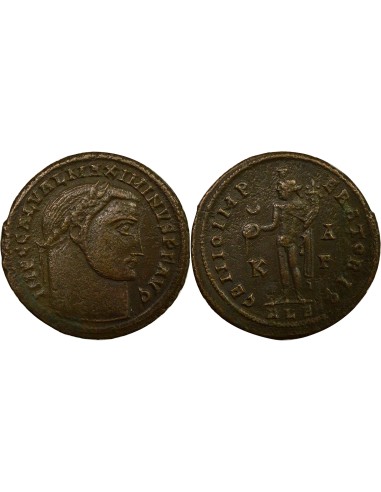 Rome Empire Maximin II Daia Génie debout 1 ae Cuivre 309-310 Alexandrie