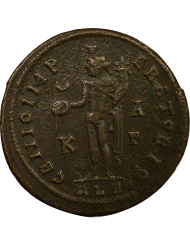 Rome Empire Maximin II Daia Génie debout 1 ae Cuivre 309-310 Alexandrie