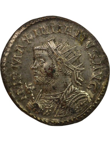 Rome Empire Maximien Hercule Jupiter & Aigle 1 antoninien Billon 290-291 D Lyon