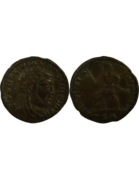 Rome Empire Maximien Hercule Restitution de Constantin I 1 nummus Cuivre 318 Thessalonique