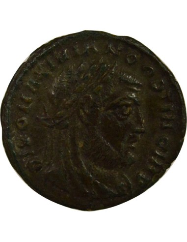 Rome Empire Maximien Hercule Restitution de Constantin I 1 nummus Cuivre 318 Thessalonique
