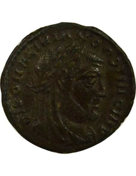 Rome Empire Maximien Hercule Restitution de Constantin I 1 nummus Cuivre 318 Thessalonique