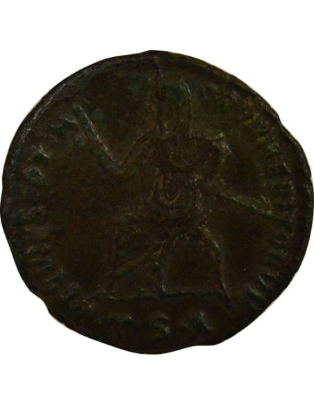 Rome Empire Maximien Hercule Restitution de Constantin I 1 nummus Cuivre 318 Thessalonique