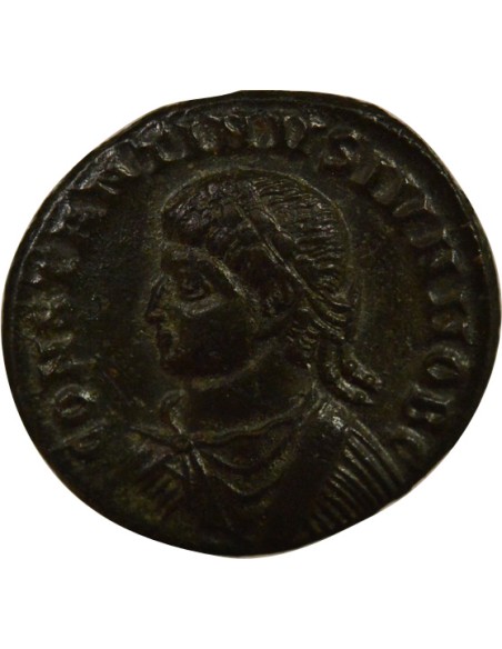 Rome Empire Constantin II Voeux Décennaux 1 nummus Cuivre 324 Thessalonique