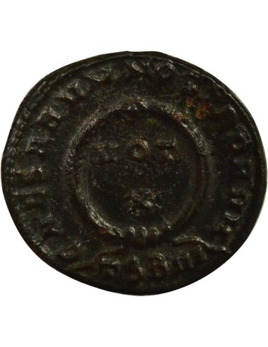 Rome Empire Constantin II Voeux Décennaux 1 nummus Cuivre 324 Thessalonique