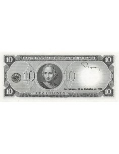 El Salvador 10 colones 1980 2
