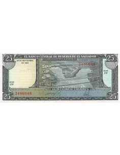 El Salvador 25 colones 1983