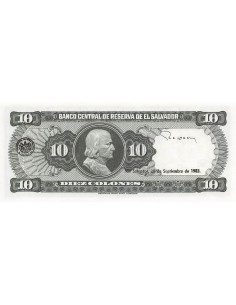 El Salvador 10 colones 1983 2