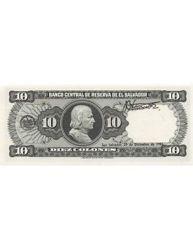 El Salvador 10 colones 1988