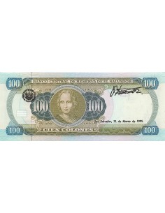 El Salvador 5 colones 1993 2