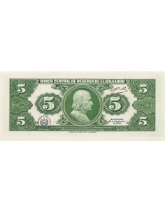 El Salvador 5 colones 1983 2