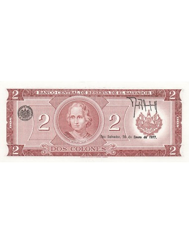 El Salvador 2 colones 1976