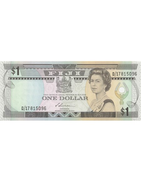 Fidji 1 dollar 1987