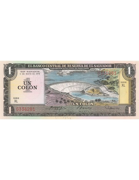 El Salvador 1 colon 1978