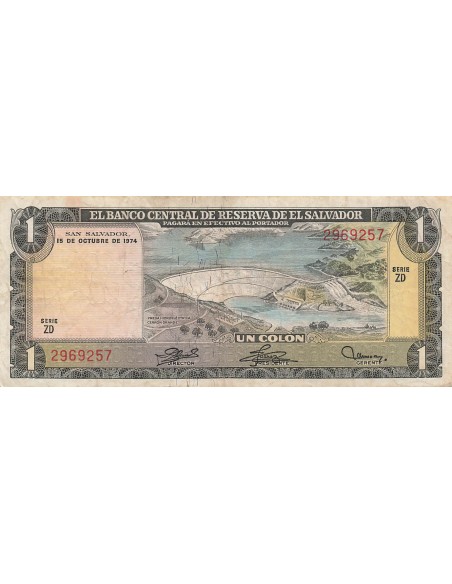 El Salvador 1 colon 1974