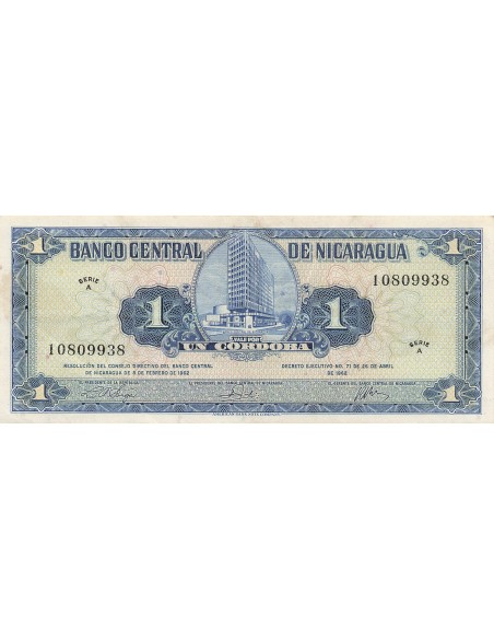 Nicaragua 1 cordoba 1962