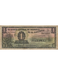 El Salvador 1 colon 1955