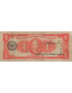 El Salvador 1 colon 1955 2