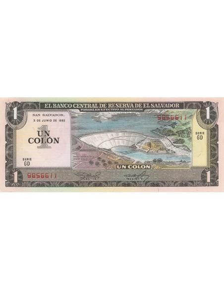 El Salvador 1 colon 1982