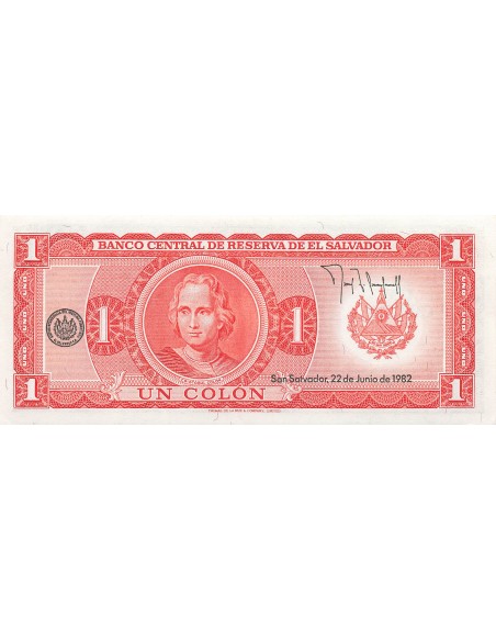 El Salvador 1 colon 1982
