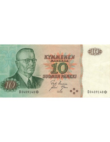 Finlande 10 marka 1980