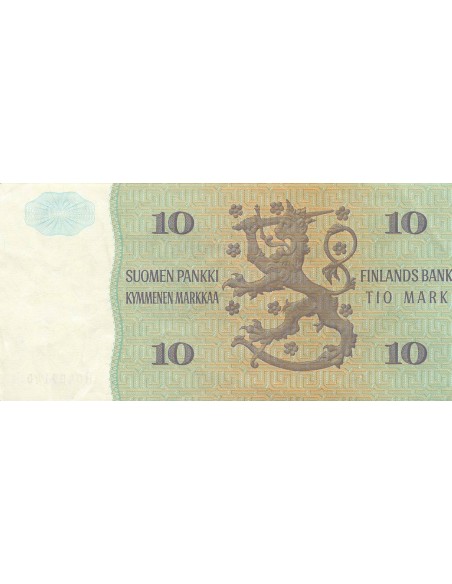 Finlande 10 marka 1980