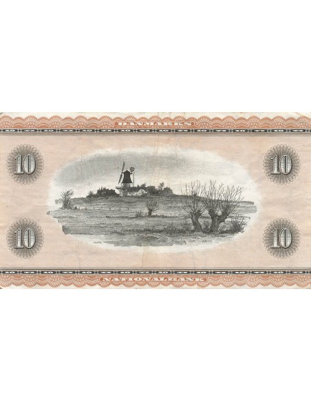 Danemark 10 kroner 1966
