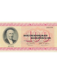 Iles Féroé 100 kronur 1975