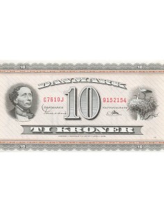 Danemark 10 kroner 1961