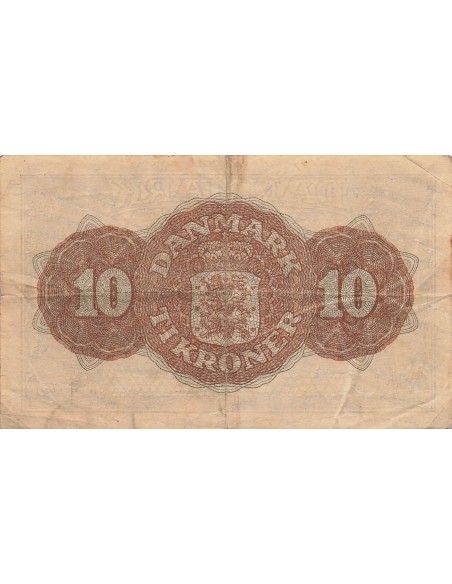 Danemark 10 kroner 1944