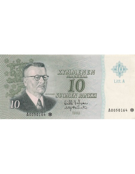 Finlande 10 marka 1963