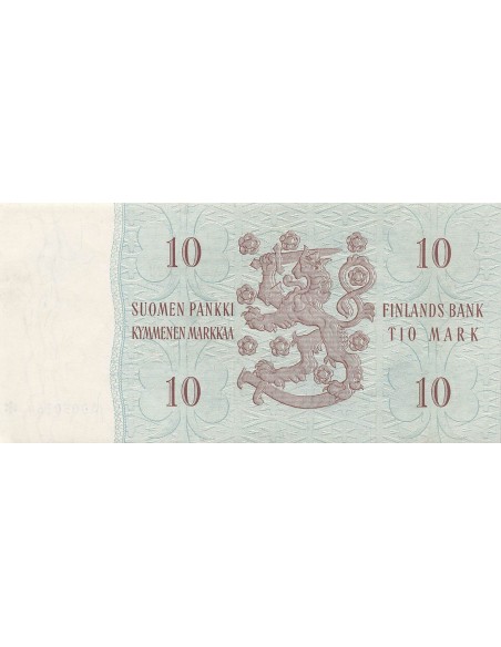 Finlande 10 marka 1963