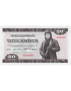 Iles Féroé 20 kronur 1987