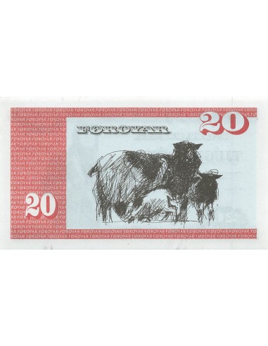 Iles Féroé 20 kronur 1987
