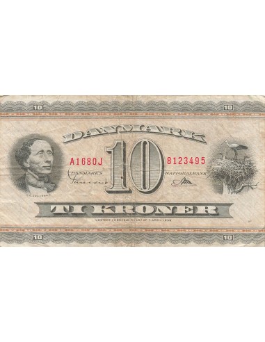 Danemark 10 kroner 1968
