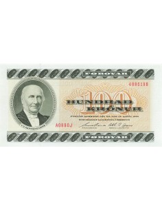 Iles Féroé 100 kronur 1988