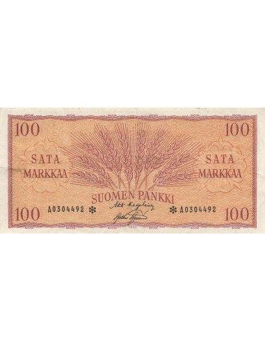 Finlande 100 marka 1957