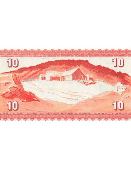 Iles Féroé 10 kronur 1971