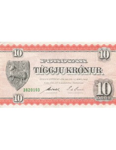 Iles Féroé 10 kronur 1962