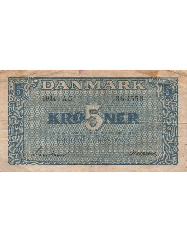 Danemark 5 kroner 1944