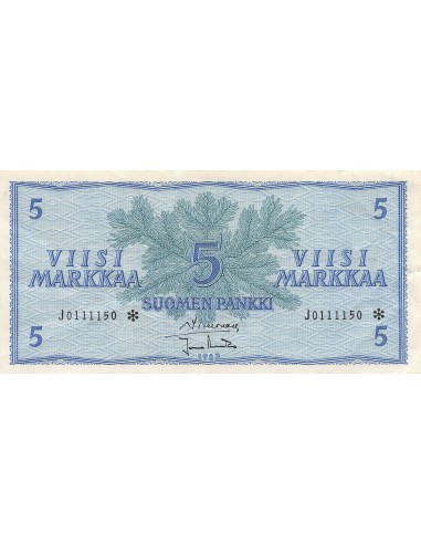 Finlande 5 marka 1963