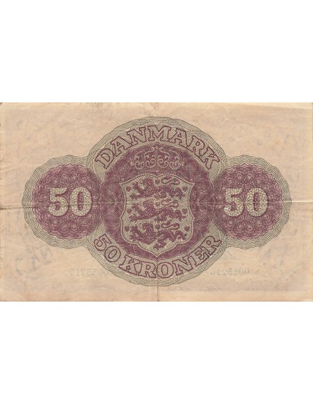 Danemark 50 kroner 1944