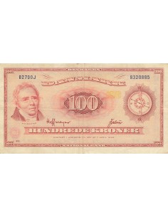 Danemark 100 kroner 1970