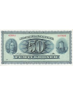 Danemark 50 kroner 1966