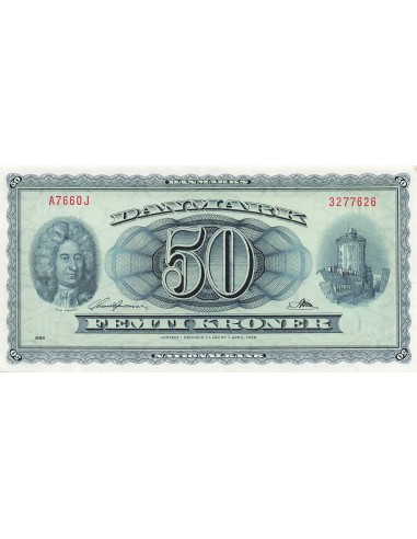 Danemark 50 kroner 1966