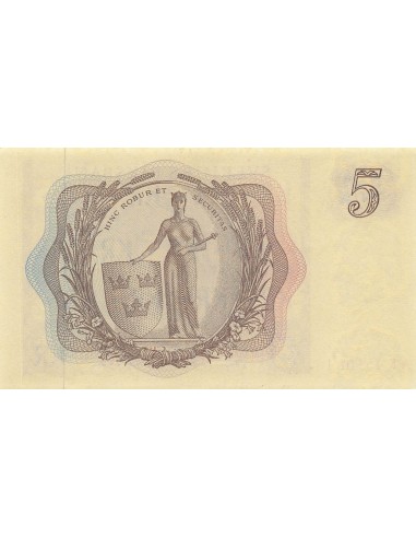 Suède 5 kronor 1963