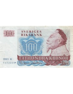 Suède 100 kronor 1965