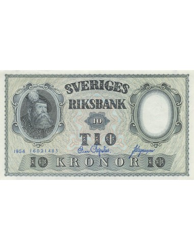 Suède 10 kronor 1954