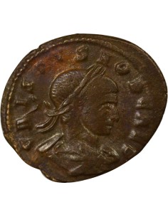 Rome Empire Crispus Prince de la Jeunesse 1 nummus Cuivre 317 Arles 2
